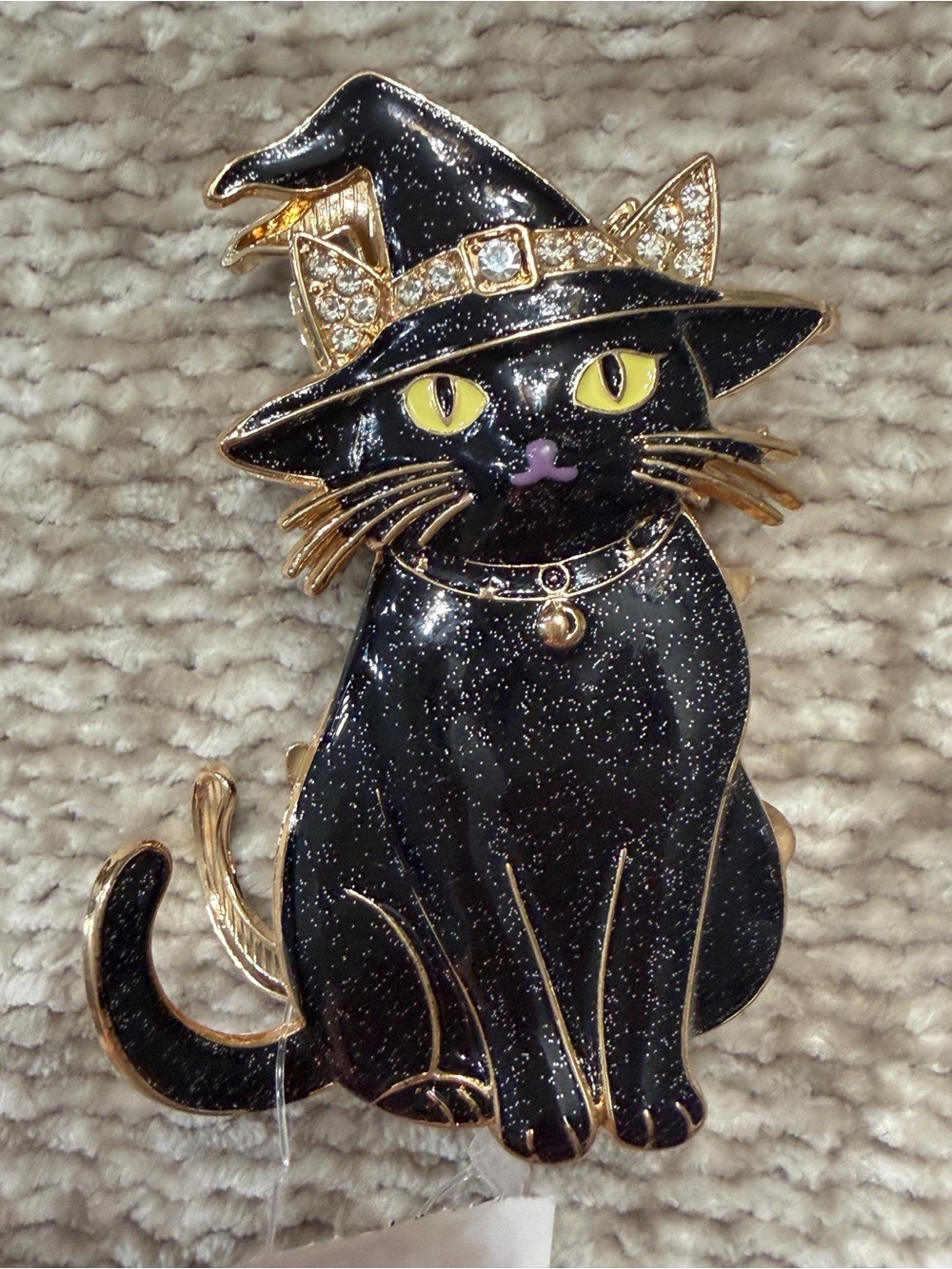 ✨New Witchy Halloween Black Cat Hairclip✨